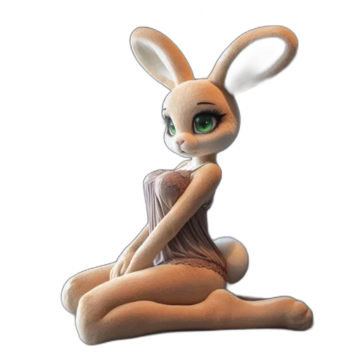 animal, dress, creature, 3d render transparent PNG cut-out