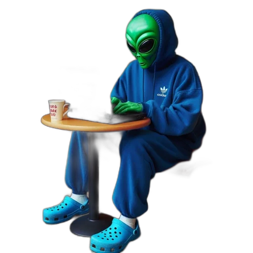 creature, robot, jacket, mask transparent PNG cut-out