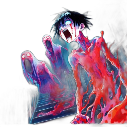 creature, concept art, comic book art, anime transparent PNG cut-out