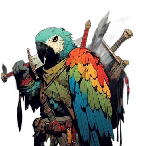 weapon, staff, animal, sword transparent PNG cut-out