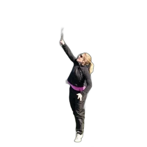 staff, jacket, woman, black transparent PNG cut-out
