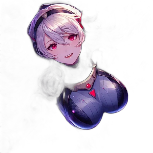 robot, face, staff, crown transparent PNG cut-out