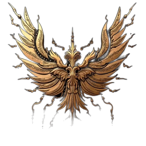 staff, crown, dragon, weapon transparent PNG cut-out