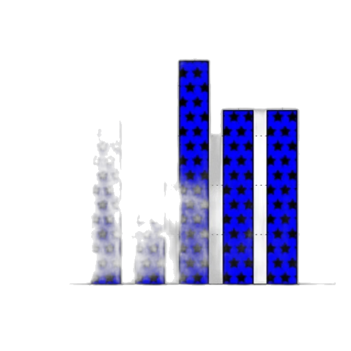 pixel art, 3d render, blue, monochrome transparent PNG cut-out