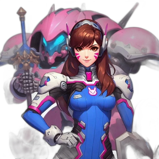 robot, weapon, face, concept art transparent PNG cut-out