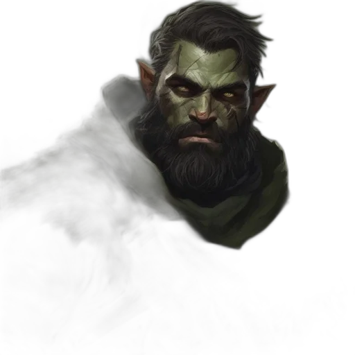 face, mask, creature, staff transparent PNG cut-out
