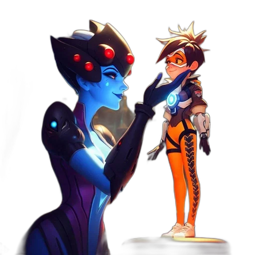 crown, robot, concept art, fantasy art transparent PNG cut-out