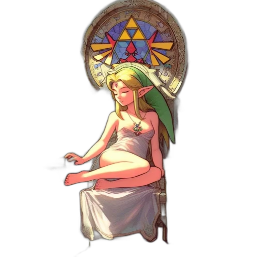dress, crown, jewelry, sword transparent PNG cut-out