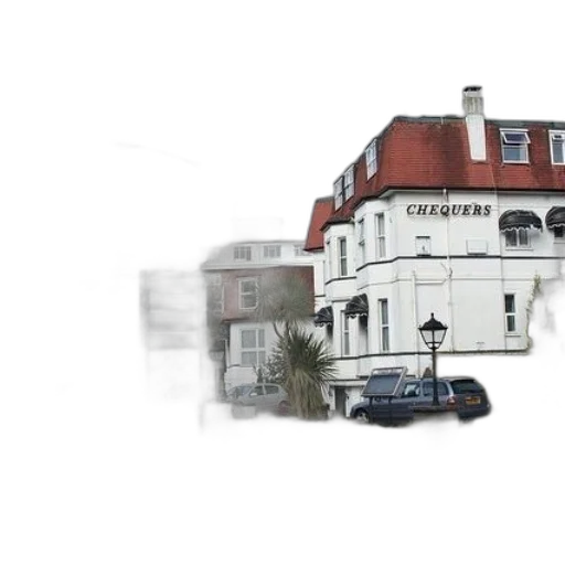 building, car, crown, photorealistic transparent PNG cut-out