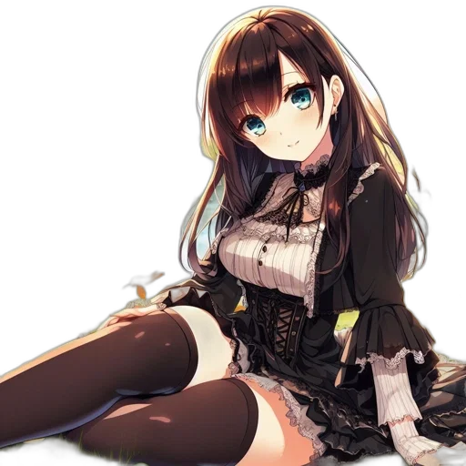 dress, staff, weapon, jacket transparent PNG cut-out