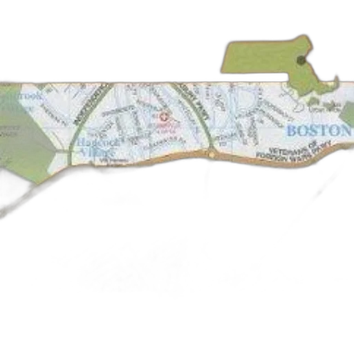 map, boston, area, communities transparent PNG cut-out