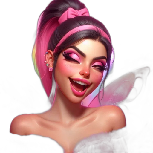 face, mask, dress, fantasy art transparent PNG cut-out