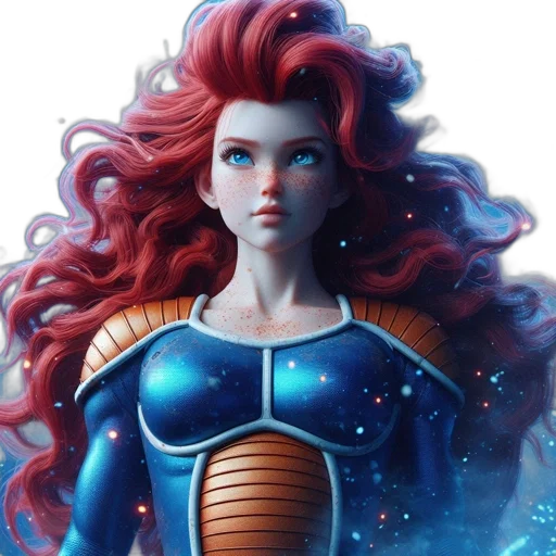 hair, comic book art, fantasy art, concept art transparent PNG cut-out