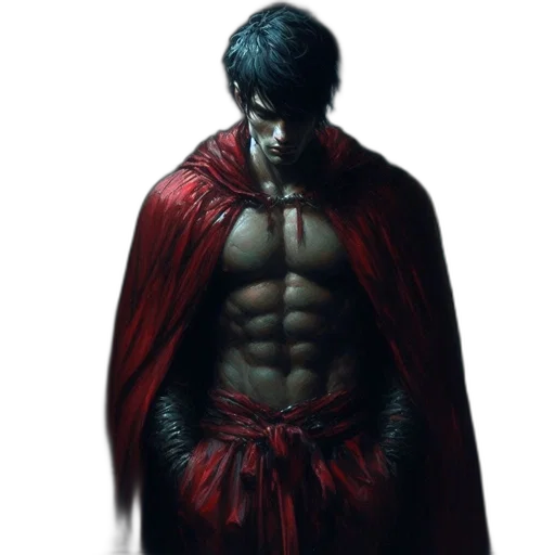 comic book art, concept art, fantasy art, photorealistic transparent PNG cut-out