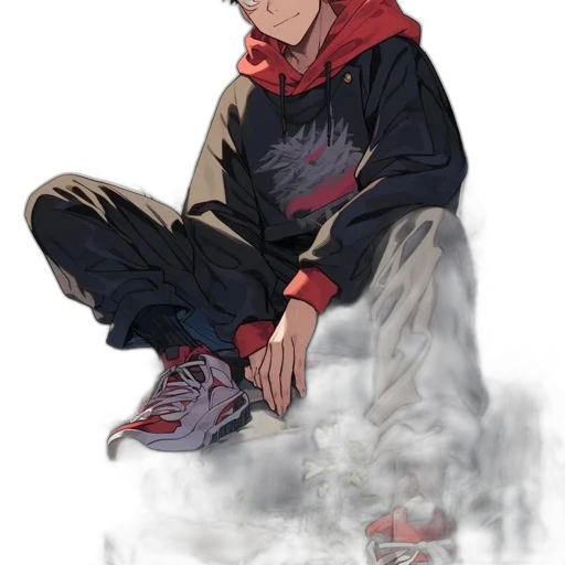 jacket, face, mask, anime transparent PNG cut-out