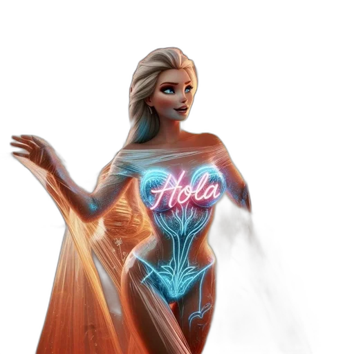 dress, fantasy art, concept art, comic book art transparent PNG cut-out