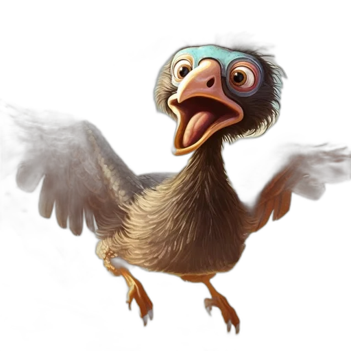 animal, creature, concept art, 3d render transparent PNG cut-out