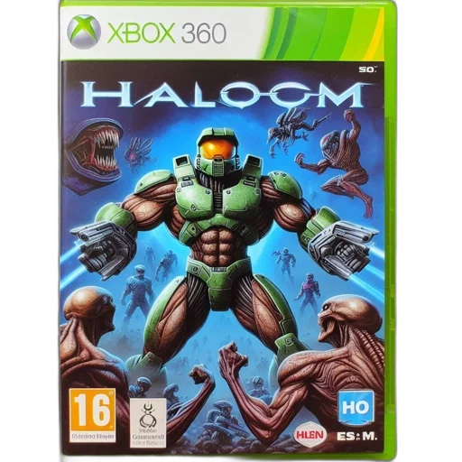 concept art, cover, halo, xbox transparent PNG cut-out