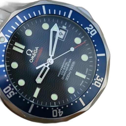 close-up, omega, seamaster, watch transparent PNG cut-out