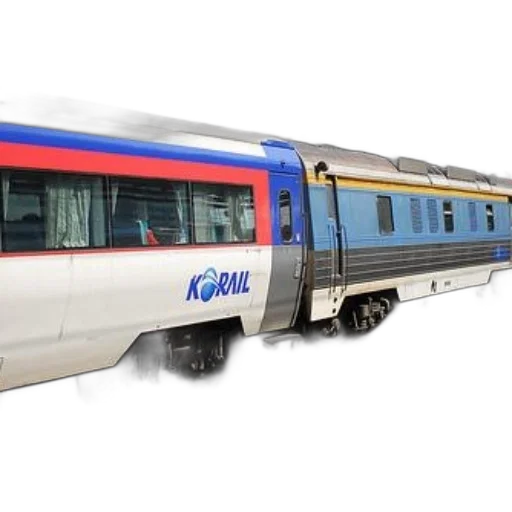 3d render, photorealistic, korail, train transparent PNG cut-out