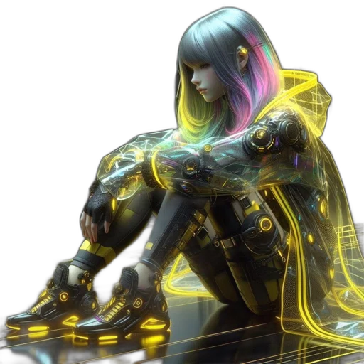 robot, weapon, jewelry, creature transparent PNG cut-out
