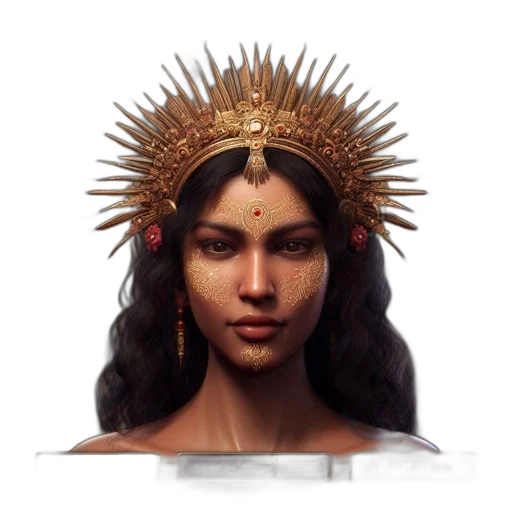 crown, jewelry, face, staff transparent PNG cut-out