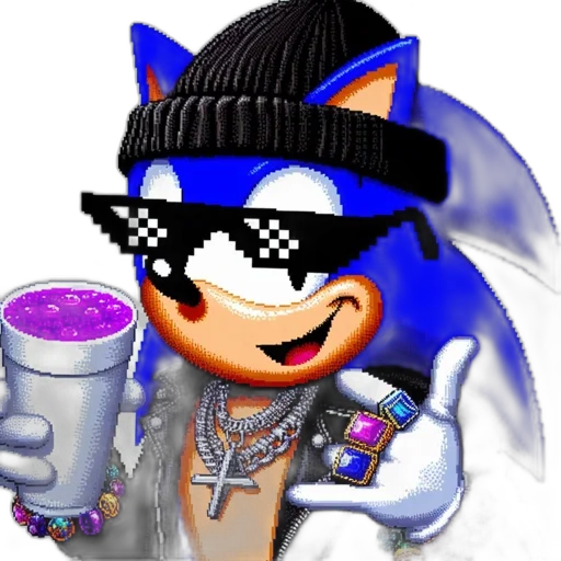 animal, hat, vaporwave, 3d render transparent PNG cut-out