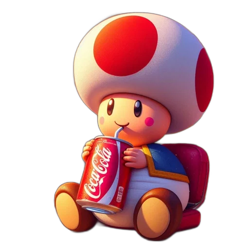 food, bottle, robot, hat transparent PNG cut-out