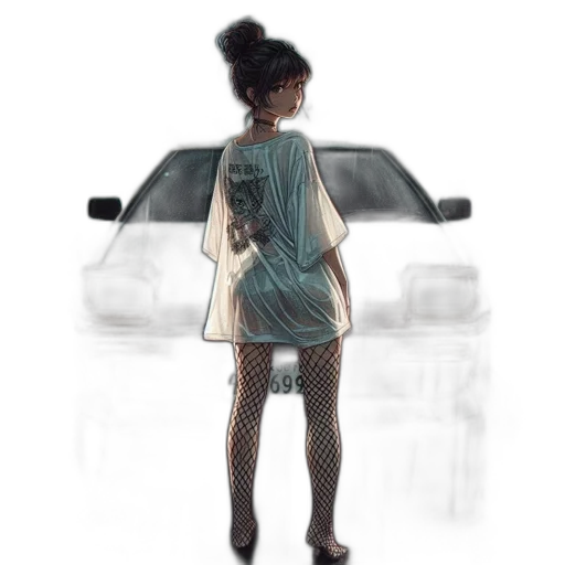 dress, car, jacket, umbrella transparent PNG cut-out