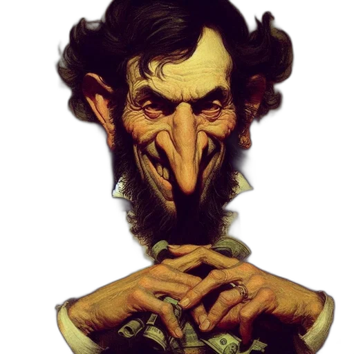 face, mask, creature, concept art transparent PNG cut-out