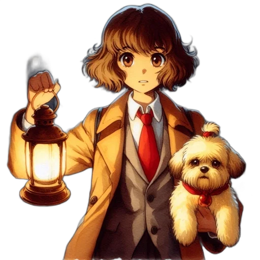 staff, animal, creature, pixel art transparent PNG cut-out
