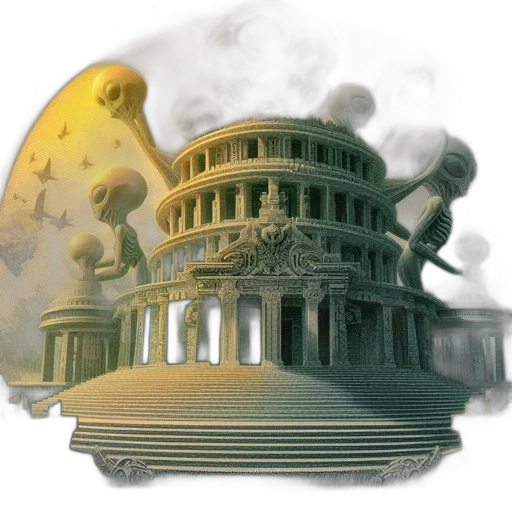 concept art, fantasy art, 3d render, photorealistic transparent PNG cut-out