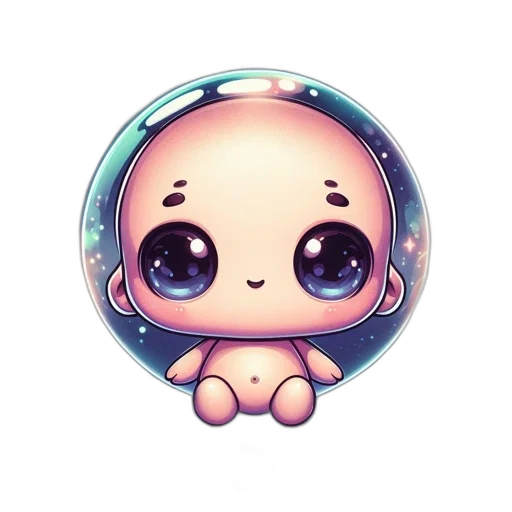 creature, robot, face, fantasy art transparent PNG cut-out