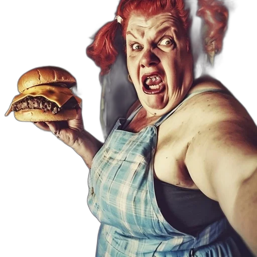 food, dress, creature, face transparent PNG cut-out