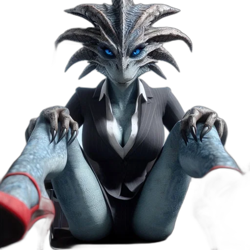 dragon, mask, staff, creature transparent PNG cut-out