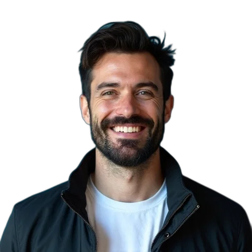 staff, face, jacket, hair transparent PNG cut-out