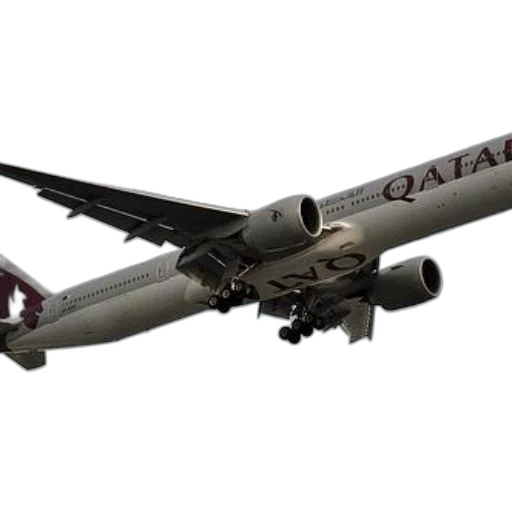 qatar, airways, airplane, flight transparent PNG cut-out