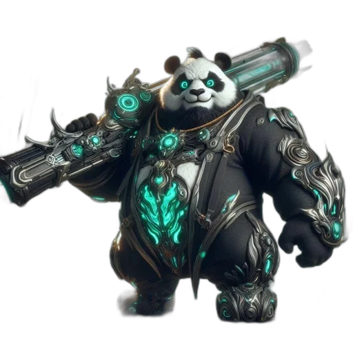 weapon, robot, staff, animal transparent PNG cut-out