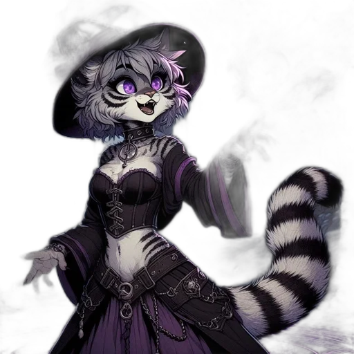 staff, dress, animal, creature transparent PNG cut-out