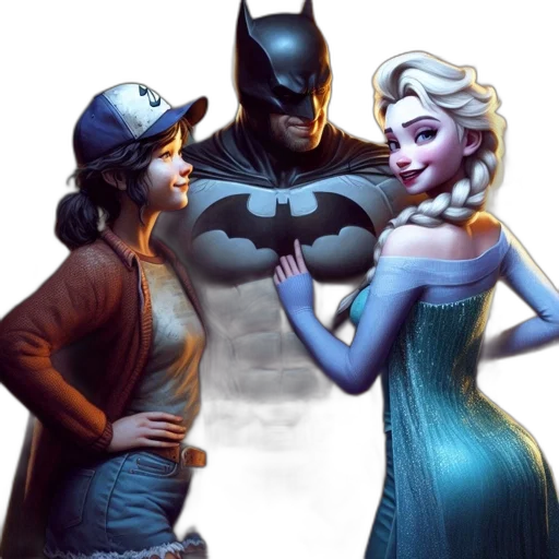 comic book art, concept art, fantasy art, cartoon transparent PNG cut-out
