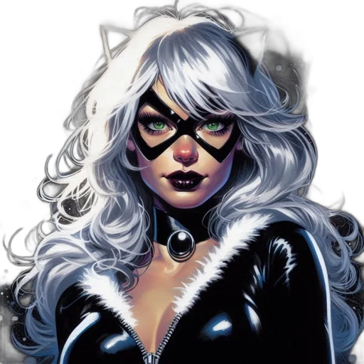 comic book art, concept art, fantasy art, cartoon transparent PNG cut-out