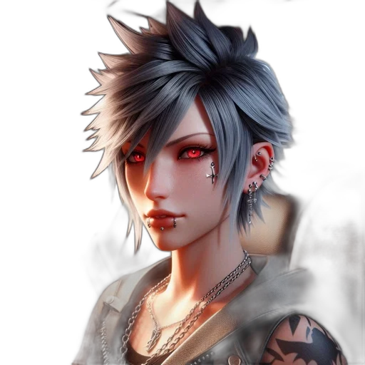 face, fantasy art, photorealistic, concept art transparent PNG cut-out