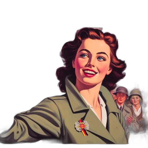 jacket, staff, hat, cartoon transparent PNG cut-out