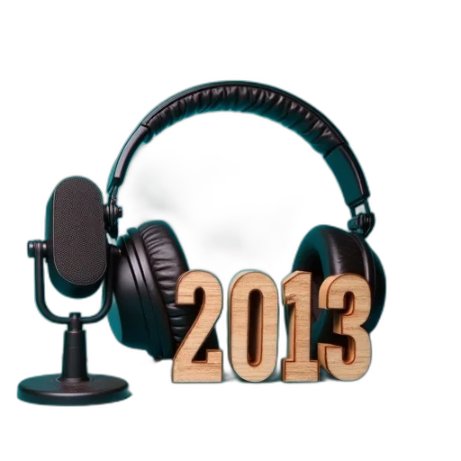 3d render, wooden, number, 2014 transparent PNG cut-out