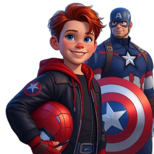 jacket, concept art, comic book art, 3d render transparent PNG cut-out