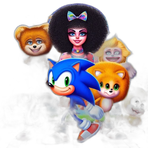 mask, concept art, 3d render, cartoon transparent PNG cut-out
