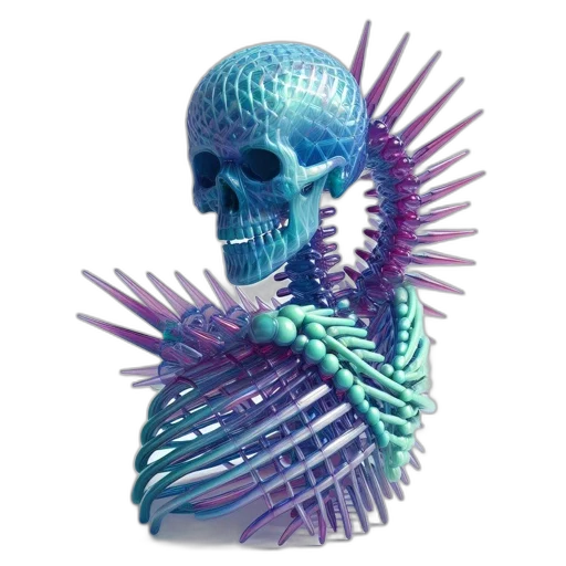 hair, robot, creature, mask transparent PNG cut-out