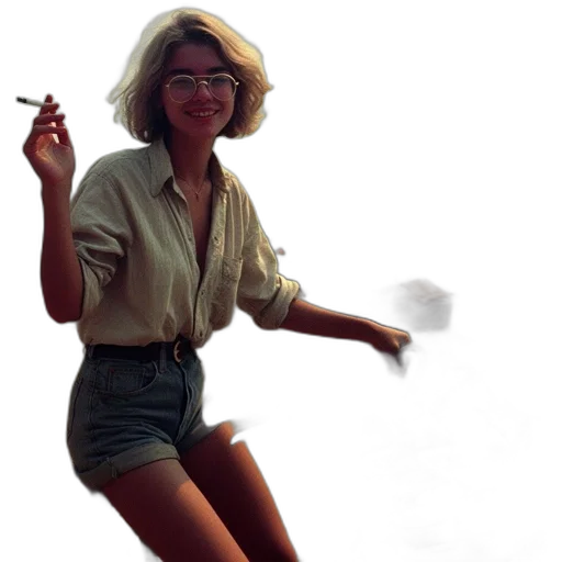 staff, umbrella, weapon, hair transparent PNG cut-out