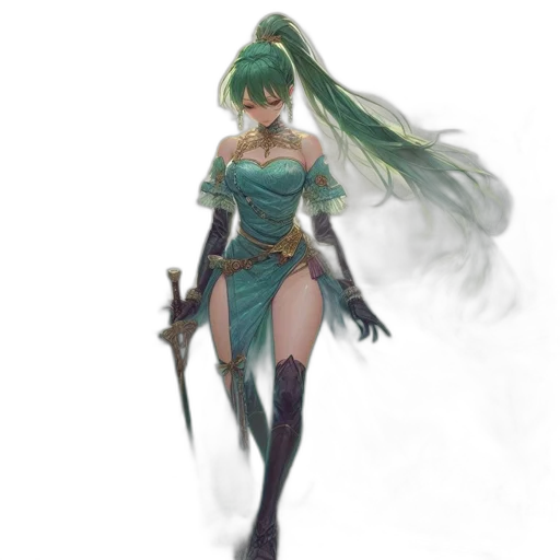staff, weapon, sword, dress transparent PNG cut-out