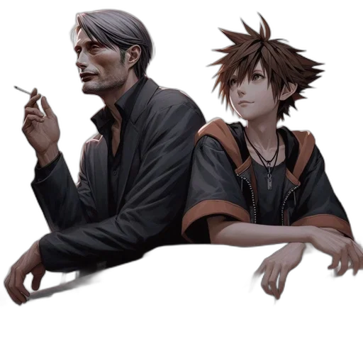 concept art, fantasy art, pixel art, cyberpunk transparent PNG cut-out